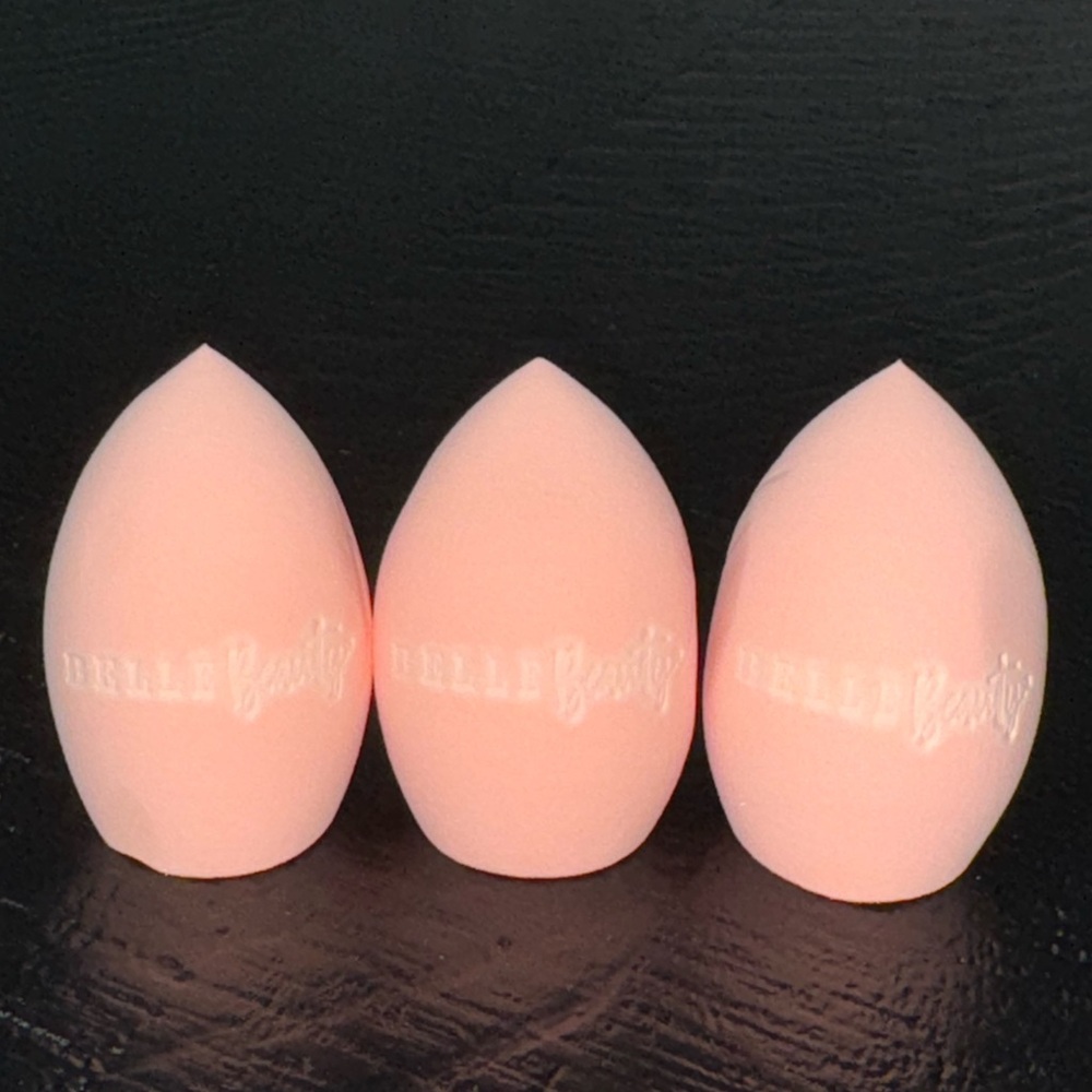 Belle Beauty Pink Makeup Sponges (3)